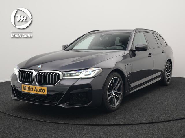 BMW 5-SERIE Touring 530e M Sport Plug In Hybrid 293pk Dealer O.H PHEV | Head Up | 360 Camera | Laser LED | Alcantara Sportstoelen Verwarmd | Blis | Apple Carplay | M Sportstuur | Navigatie | Virtual | DAB |
