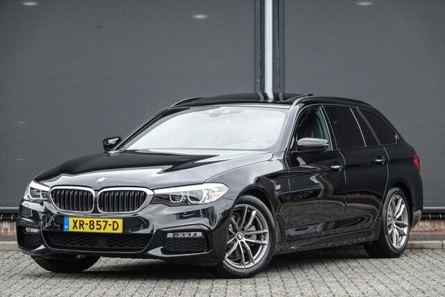 BMW 5-SERIE Touring 520i 184Pk Aut. | High Executive | M-Sport | Shadowline | Achteruitrijcamera | Panoramadak | 18''