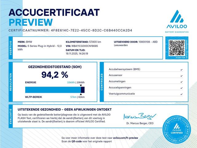 BMW 5-SERIE Touring 530e Business Edition Plus | verwarmde stoelen voor en achter | Head-Up Display| Panoramadak | memory stoelen |