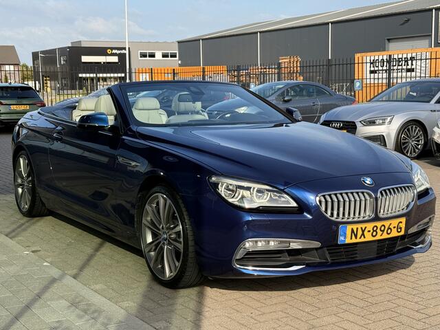 BMW 6-SERIE Cabrio 650i High Executive | Bang & Olufsen | Head-Up | ACC | Leder | Stoelverwarming |