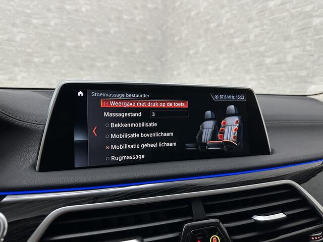 BMW 7-SERIE 730d xDrive | Schuifdak | Massage | 360 Camera | Soft-Close | ACC | Laser-LED | Indiv. Leder | Luchtvering | Achterasbesturing | Comfortstoelen | Stoelventilatie | Head-Up | 4-Zone Clima | Keyless-Entry | Driving Assist Pro. | Sfeerverlichting |