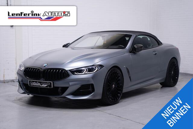 BMW 8-SERIE 840d xDrive High Executive HUD DAB Harman-Kardon Softclose driving-assist nachtzicht warmte-comfort pakket connected-service aircollar apple-carplay Frozen Bleustone met carbon inleg 21"LMV M-Pakket