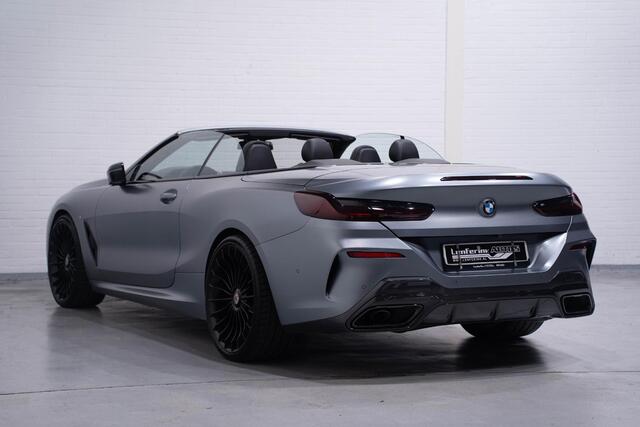 BMW 8-SERIE 840d xDrive High Executive HUD DAB Harman-Kardon Softclose driving-assist nachtzicht warmte-comfort pakket connected-service aircollar apple-carplay Frozen Bleustone met carbon inleg 21"LMV M-Pakket