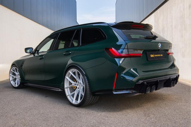 BMW M3 3-serie Touring xDrive Competition British Racing Green Custom Wheels 20/21 inch wheels + AST adjustable lowering