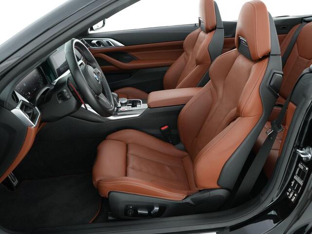 BMW M4 Competition Cabrio 510pk xDrive |dealer onderhouden|M-sport|M-sportstoelen|Laser LED|HUD|memory|Carbon interieur|nekverwarming|Apple Carplay|stoelventilatie & verwarming|