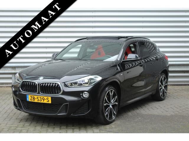 BMW X2 sDrive20i High 192pk Executive AUTOMAAT NL-Auto NAP 1e Eigenaar Panoramadak Clima Cruise Navi HUD El. Klep Trekhaak 1800kg