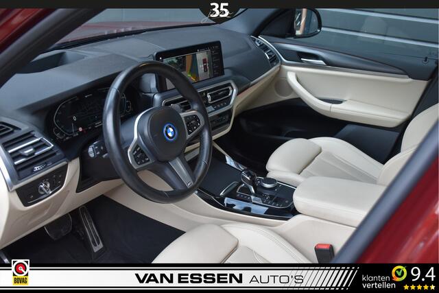 BMW X3 xDrive30e High Executive M-Sport Pano Head-Up Trekhaak Keyless *Aventurin Red Metallic* Uniek!