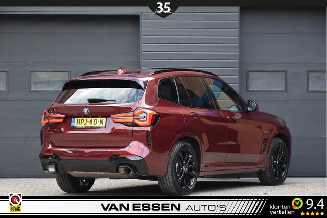 BMW X3 xDrive30e High Executive M-Sport Pano Head-Up Trekhaak Keyless *Aventurin Red Metallic* Uniek!