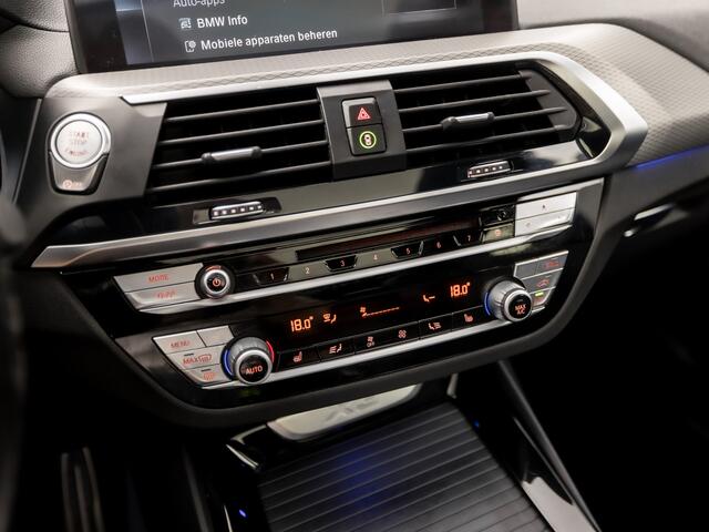 BMW X3 xDrive30i M Sport High Executive 252Pk Automaat (PANORAMADAK, M PAKKET, GROOT NAVI, SFEERVERLICHTING, DEALER ONDERHOUDEN, VIRTUAL COCKPIT, CAMERA, GETINT GLAS, ADAPTIVE CRUISE, STOELVERWARMING ACHTER, DISPLAY KEY, NIEUWSTAAT