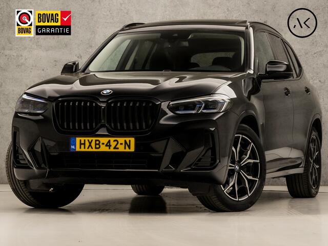 BMW X3 xDrive20d High Executive M Sport 191Pk Automaat (PANORAMADAK, M STUUR, LASER LED, APPLE CARPLAY, HARMAN/KARDON, STOELVERWARMING VOOR/ACHTER, LEDER, ELEK ACHTERKLEP, NIEUWSTAAT)