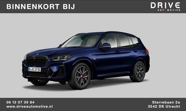 BMW X3 xDrive30e High Ex. M-Sport |Pano|Leer|Memory|360Cam|HUD|HIFI|Trekhaak|Tansanit