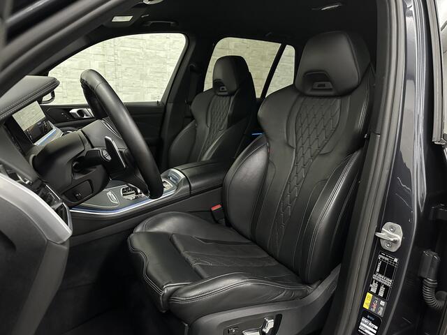 BMW X5 45e M-Stoelen | M-Performance | 360 Camera | ACC | Indiv. Leder | Harman-Kardon | Laser-LED | Keyless-Entry | Stoelventilatie | Head-Up | Memory | 21'' | Sfeerverlichting | Trekhaak | Luchtvering | Rij-Assistent Pro | Carplay | Black-Optic | Draadloos Lad
