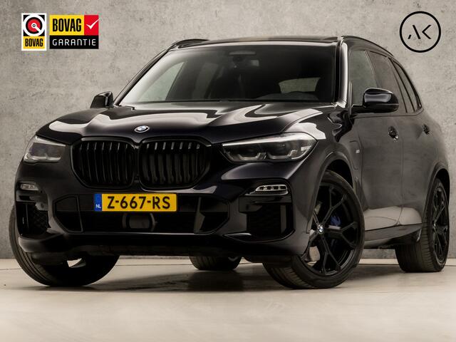 BMW X5 xDrive45e High Executive M Sport 395Pk Automaat (FULL OPTION, SKYLOUNGE PANORAMADAK, ALCANTARA HEMELBEKLEDING, M PAKKET, LUCHTVERING, APPLE CARPLAY, COMFORT ZETELS, LASER LED, ADAPTIVE CRUISE, HARMAN/KARDON, STUUR/STOELVERWA