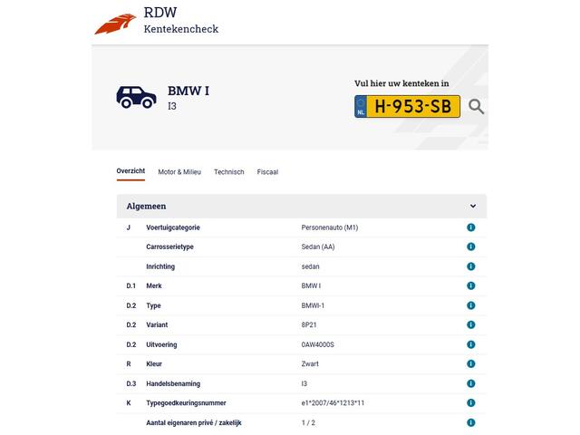 BMW i3 Executive Edition 120Ah 42 kWh (170PK) Dealer-Onderh. BOVAG-Garantie. NL-Auto.