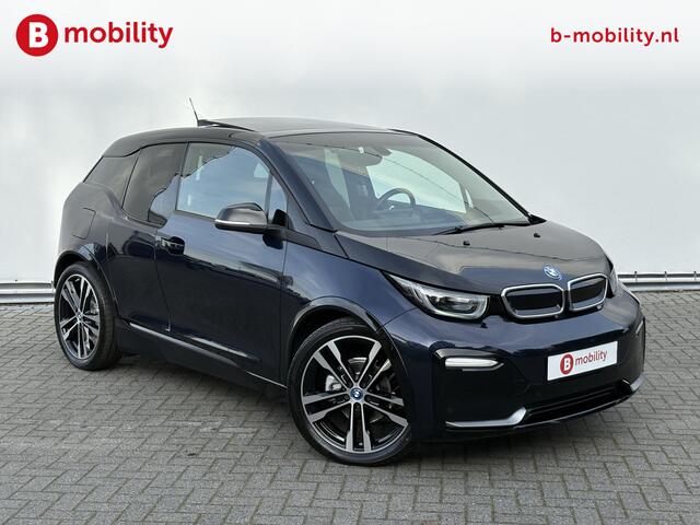 BMW i3 S iPerformance 94Ah Snelladen Panoramadak Achteruitrijcamera | DAB Audio | Warmtepomp | Leer | 20'' LM Velgen