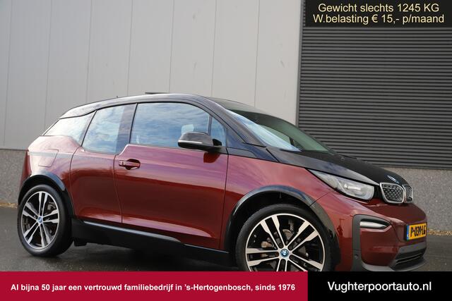 BMW i3 Unique Forever 120Ah 42 kWh/Sunroof/Carplay/Leder/Camera/W-pomp/3-fase/20"
