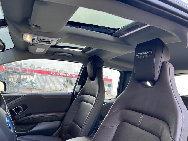 BMW i3 Unique Forever 120Ah 42 kWh/Sunroof/Carplay/Leder/Camera/W-pomp/3-fase/20"