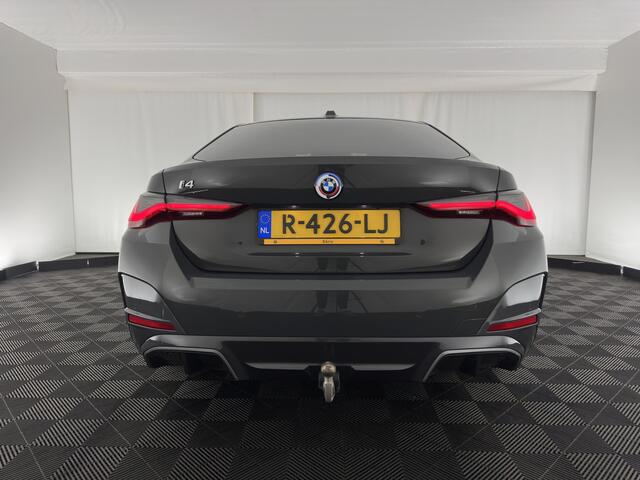 BMW i4 eDrive40 84 kWh M-Sportpack [ 3-Fase ] (INCL-BTW) *LEATHER-MICROFIBRE | FULL-LED | ADAPTIVE-CRUISE | WIDE-SCREEN-DIGI-COCKPIT | DAB+ | CAMERA | AMBIENT-LIGHT | CARPLAY | SPORT-SEATS | 18''ALU*