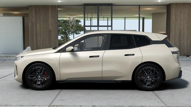 BMW iX xDrive45 M Sport / Panoramadak Sky Lounge / Trekhaak / M Multifunctionele Stoelen / Parking Assistant Professional / Soft-Close / Active Steering