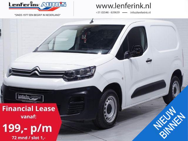 Citroen BERLINGO 1.2 Pure Tech 110 pk Benzine Airco Cruise Control, DAB+, PDC achter, 2-Zits