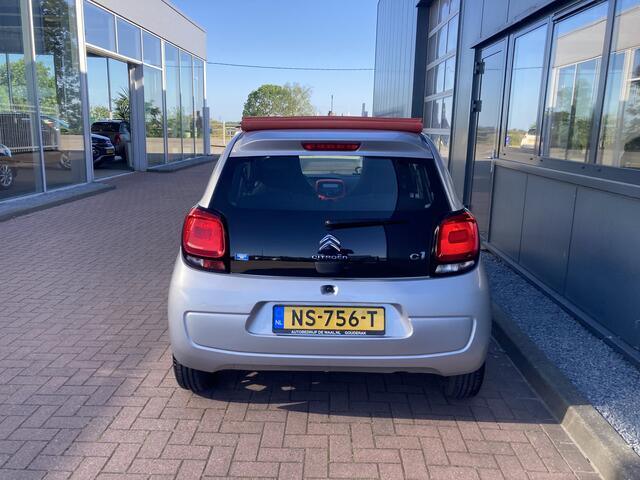 Citroen C1 1.2 PureTech 82pk Airscape Shine 5-drs. AIRCO/MEDIA/NAVI/15INCH/VOUWDAK