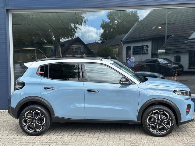 Citroen C3 1.2 Turbo 100 PK Max | Nieuwste Model | Navigatie | Parkeer Camera + Sensoren achterzijde | Lichtmetalen Velgen| Hoge zitpositie | LED Verlichting | Contrastkleur Dak | Climate control | Cruise control | DAB+ Radio |