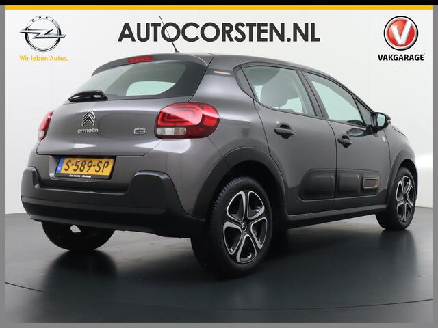 Citroen C3 1.2I 83PK Navi Ecc Apple Carplay Android Auto Cruise Control C-Series 16"lm Regensensor Spoorassistent ldws Bluetooth Pack Safety Lmv Origin. NLse auto ¤ 24.000 nieuw! 1e Eigenaar
