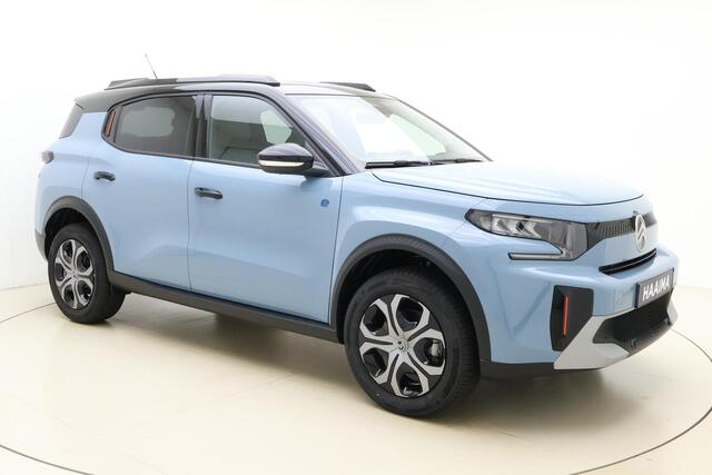 Citroen C3 Ë-C3 Aircross Plus 113pk 44 kWh 100% Elektrisch | Camera | Airco | Cruise Control | Bluetooth | Two Tone Perla Nera Black | Nieuw uit voorraad leverbaar | Voorraad