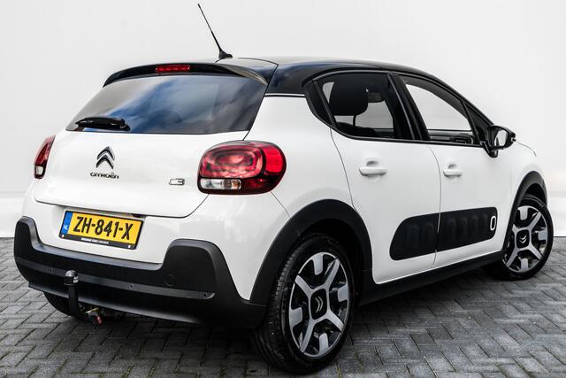 Citroen C3 1.2 PureTech S&S Shine RIJKLAAR INCL:GARANTIE | Trekhaak | Two Tone-kleur zwart dak | Clima | 16'' LMV | Camera | Navi |