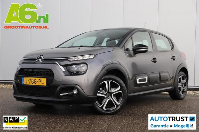 Citroen C3 1.2 PureTech Feel Carplay Android Navigatie Climate Cruise Control Rijstrooksensor Parkeersensor All-season banden!