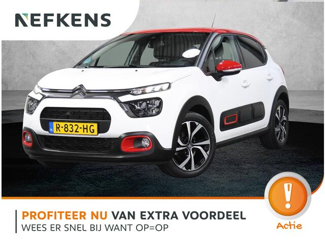 Citroen C3 1.2 110PK Shine | AUTOMAAT | AppleCarplay/AndroidAuto | Camera | Cruise Control | Privacy Glass | Navigatie | 17"LMV | Isofix | Two-Tone | Parkeersensoren |