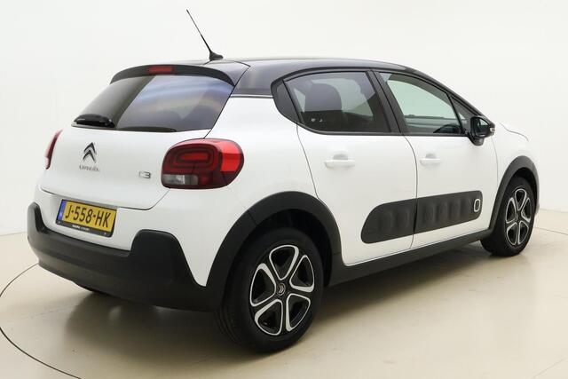Citroen C3 1.2 PureTech 81pk Feel | Navigatie | Climate Control | Parkeersensoren Achter | Cruise Control | Zwart Dak | Weinig Kilometers | DAB Radio