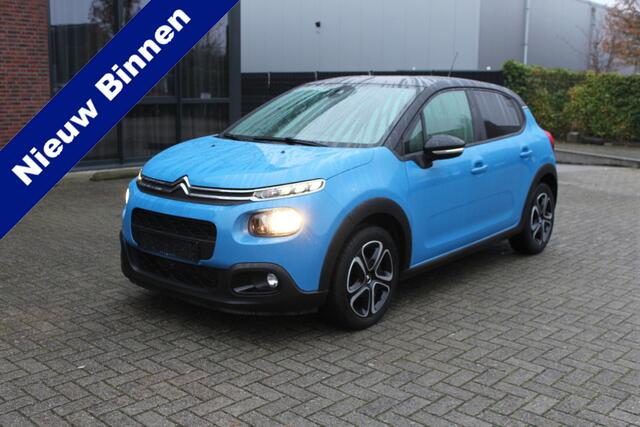 Citroen C3 1.2 PureTech S&S Feel Clima-Cruise-Navi-Carplay-Parkeersensoren. 24 Maanden Bovag Garantie.