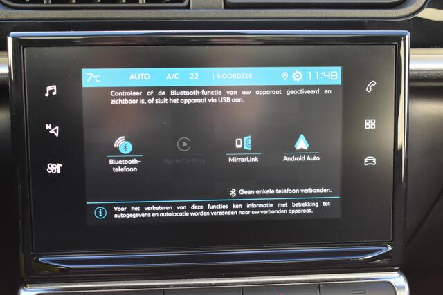 Citroen C3 PureTech 110 S&S EAT6 Automaat Shine | Navigatie via Carplay & Android Auto | Panoramadak | Parkeersensoren | Stoelverwarming | LM Velgen 17 inch | Zelfdimmende binnenspiegel | Isofix bevestigingspunten | Bluetooth |