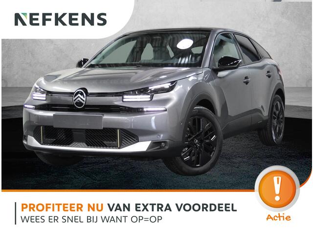 Citroen C4 1.2 Hybrid 145pk Max | Schuif- Kanteldak | 360 Camera | AppleCarPlay/AndroidAuto | ClimateControl | Navigatie | Dodehoekdetectie | Alcantara |