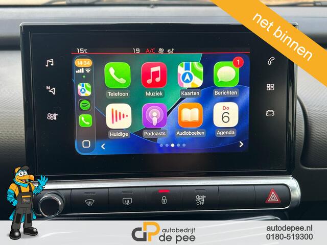 Citroen C4 CACTUS 1.2 PureTech Shine GARANTIE/CLIMA/NAVI/CARPLAY/CAMERA/CRUISE/TREKHAAK rijklaarprijs!