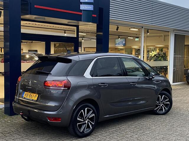 Citroen C4 PICASSO 1.6 BlueHDI Shine / Automaat / NL-Auto / 1e-Eigenaar / Dealer-Onderhouden / Massage-Stoelen / Adaptieve Cruise-Control / Climate-Control / Trekhaak / 360°-Camera / Apple-Carplay & Android-Auto / Keyless / Elektr.-Achterklep / Armsteun-Voor / DAB Radio-Blu