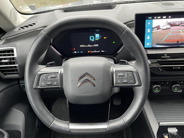 Citroen C5 X 1.6 Plug-in Hybrid Shine 19''/Trekhaak/Leder/Dodehoek/Head-up Display/Keyles/Stuur+stoelverwarming/Voorruitverwarming/DAB+/Camera
