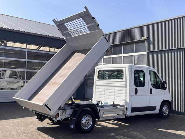 Citroen JUMPER 35 2.0 HDi L3 DC Airco Cruise controle Kipper Kieper Trekhaak 2500 kg trekgewicht 7-Persoons Telefoonverbinding 1e eigenaar open laadbak Pick-up P-up Euro 6 Bpm vrij!!