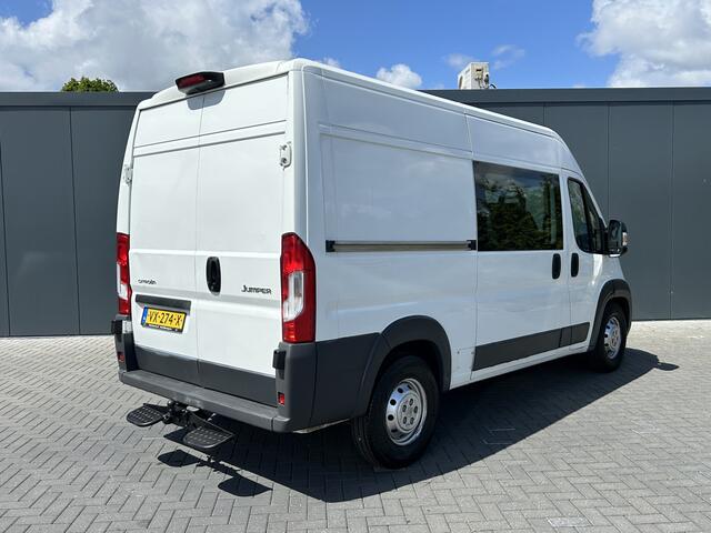 Citroen JUMPER 35 2.2 HDI 131 PK DC Zwaar / L2H2 / 7-PERS DUBBEL-CABINE / 1e EIG. / AIRCO / NAVI / CAMERA / BLUETOOTH / 3 TONS TREKHAAK / INRICHTING / DUBBELE CABINE