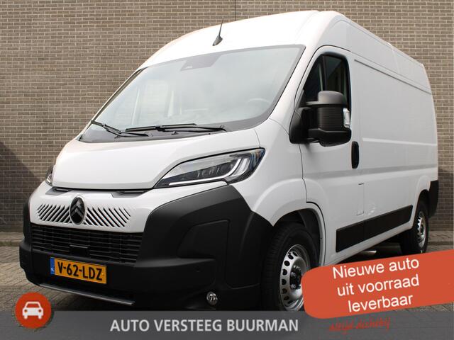Citroen JUMPER 2.2 BlueHDi 140 S&S L2H2 3.5t Automaat uit voorraad leverbaar! Navigatie, Camera, Parkeersensoren, verzwaarde veren,