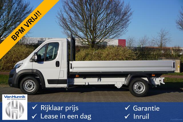 Citroen JUMPER Heavy 35 2.2 140PK Open laadbak BPM VRIJ!! Apple CP/Android A, Climate, Cruise!! NR. BB02*