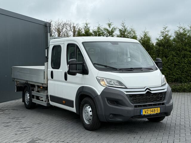 Citroen JUMPER 2.2 HDI 150 PK PICK UP / 3 ZIJDIGE KIPPER / L4 MAXI / 1e EIG. / 7 PERS. DUBBEL CABINE / AIRCO / NAVI / CAMERA / 3 TONS TREKHAAK