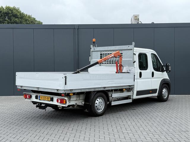 Citroen JUMPER 2.2 HDI 150 PK PICK UP / M50 MAXILIFT KRAAN / L4 MAXI / 1e EIG. / 7 PERS. DUBBEL CABINE / AIRCO / NAVI / CAMERA / 3 TONS TREKHAAK