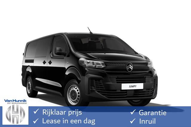 Citroen JUMPY 2.0D 180PK EAT8 Aut L3H1 Dubbel Cabine 2x Schuifdeur, Apple CP/ Android A/ Cam, Cruise!! Nr. J21*