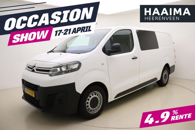 Citroen JUMPY 2.0 BlueHDI 120 Club XL DC S&S | Trekhaak | 6-Zits | Lederen Bekleding | Cruise Control | Airco | Laadvloer met Lat-om-Lat