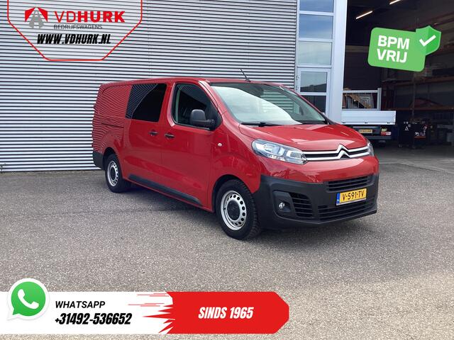 Citroen JUMPY 2.0 HDI 120 pk L3 DC Dubbel Cabine BPM VRIJ! 2x Schuifdeur/ 2.5t Trekverm./ PDC/ Cruise/ Airco