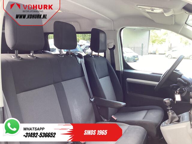 Citroen JUMPY 2.0 HDI 125 pk L3 Dubbel Cabine EXPORT 6 Pers./ 2xSchuifdeur/ Riem.VV/ Betimmerd/ LMV/ PDC/ Cruise/ Trekhaak/ Airco