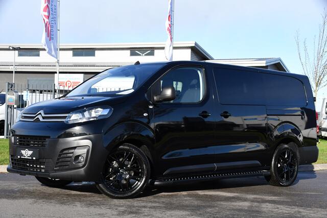 Citroen JUMPY 2.0 145 L3 DC Black Edition DEMO, 360 Camera, Cruise, Carplay, 2 x Schuifdeur, Clima, Keyless, NAVI, Automaat, Uniek!