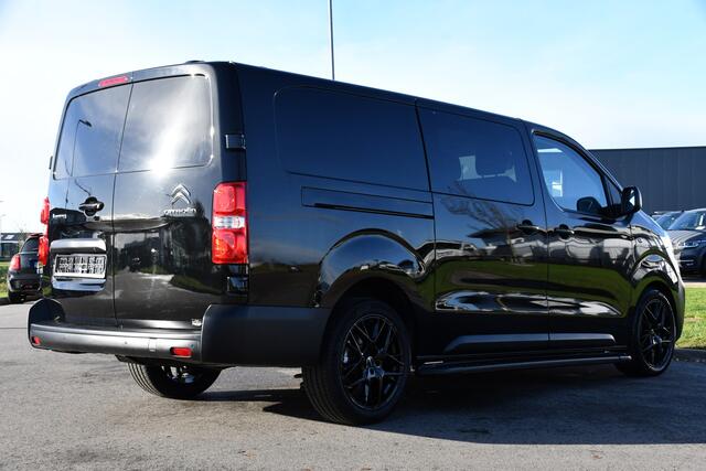 Citroen JUMPY 2.0 145 L3 DC Black Edition DEMO, 360 Camera, Cruise, Carplay, 2 x Schuifdeur, Clima, Keyless, NAVI, Automaat, Uniek!